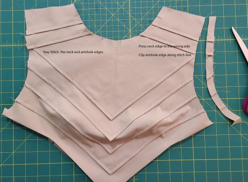 14-Over-Vest---Trim-armhole-press-neck-edge-FRONT