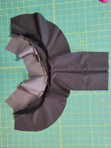7- repeat for lining